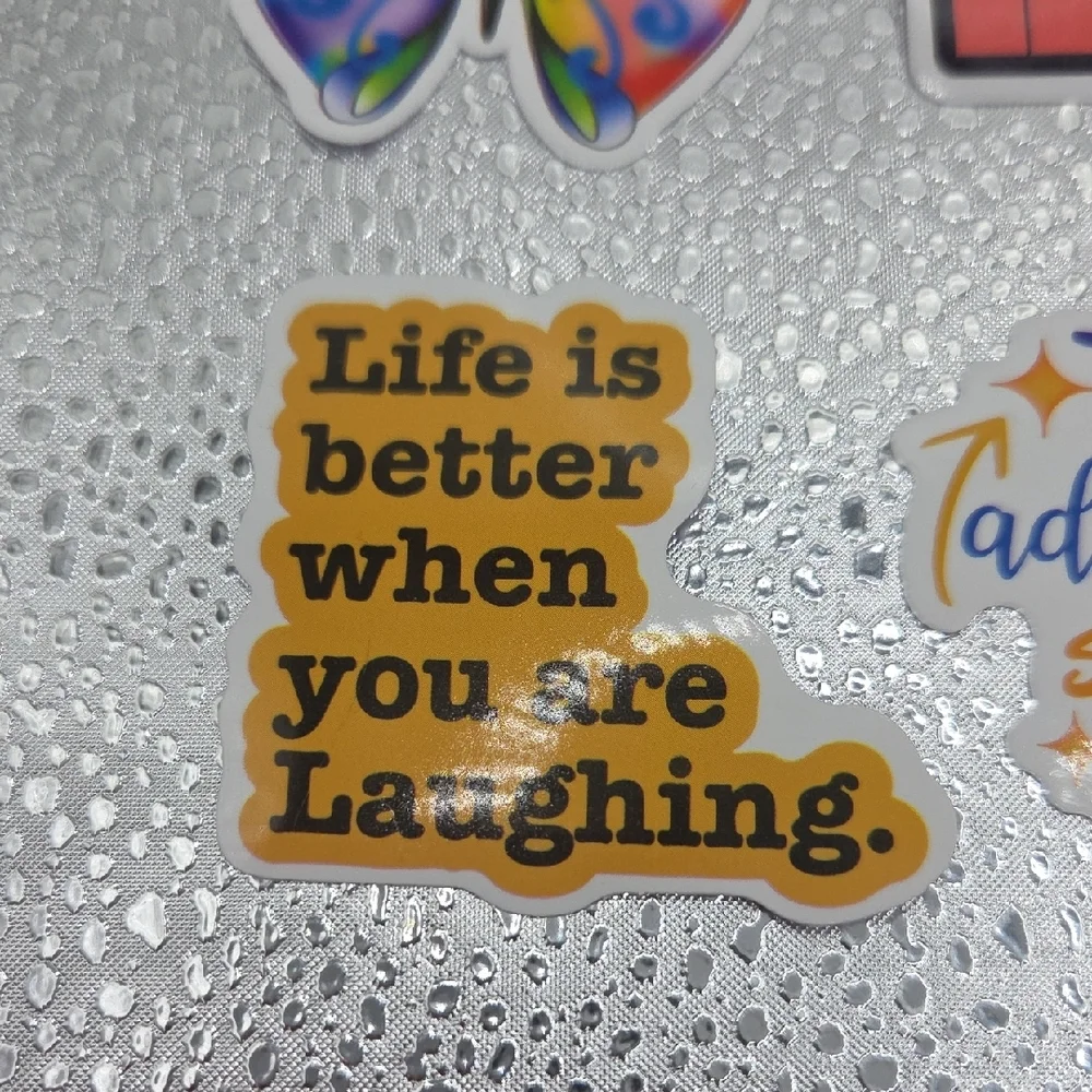 Stickers, Colorful Sticker Set Of 9 with Quotes and Designs NWOT #3
